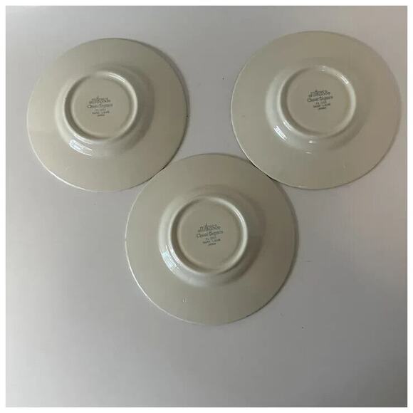 MIKASA Park Lane, Saucer set of 3, Classic Elegance Multicolor Flowers Discon't - Picture 3 of 13